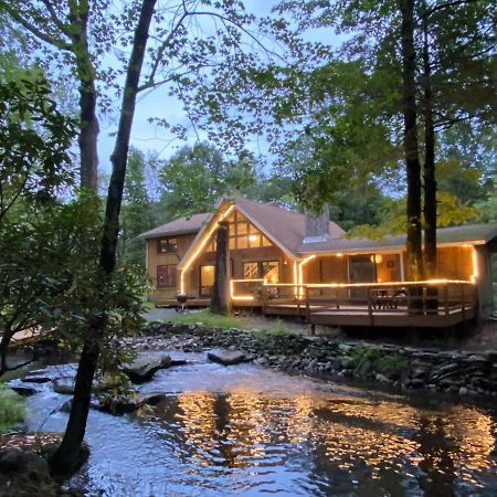 Secluded Chalet On Stream-Mins To Camelback Tannersville Exteriör bild