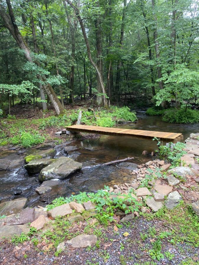 Secluded Chalet On Stream-Mins To Camelback Tannersville Exteriör bild